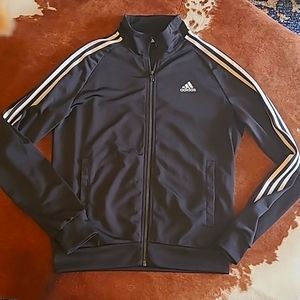 Adidas Black & White Track Jacket Size XS